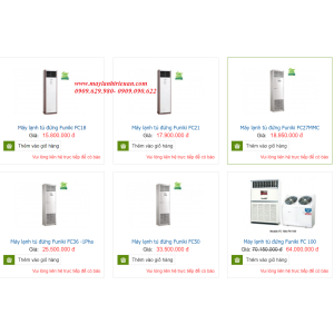 Kho giá rẻ Máy lạnh tủ đứng Funiki, hàng nhập khẩu Malaysia chính hãng 